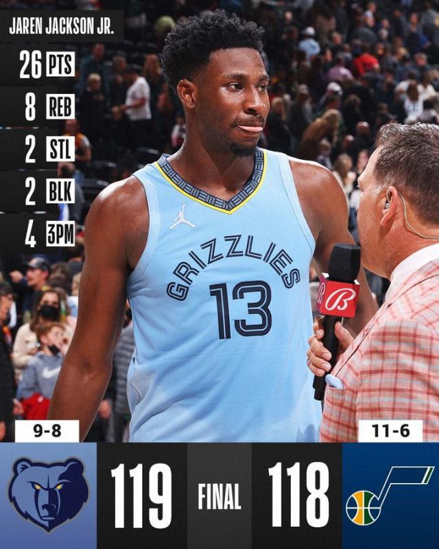 星空体育平台-盐湖城死里逃生！年轻且顽强 灰熊已成巨人杀手